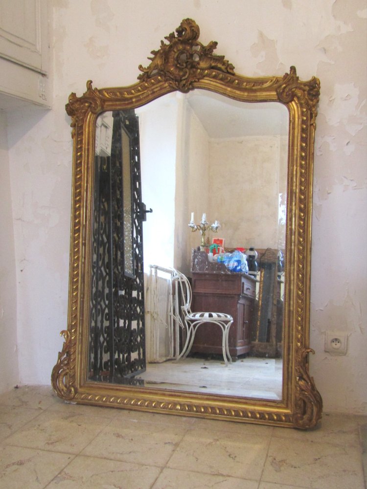 Louis XV Gilded Mirror