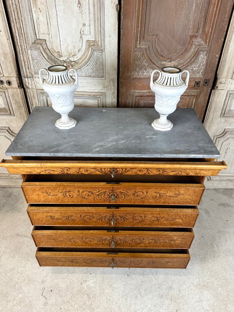 Commode de style Charles x époque XXeme siècle 