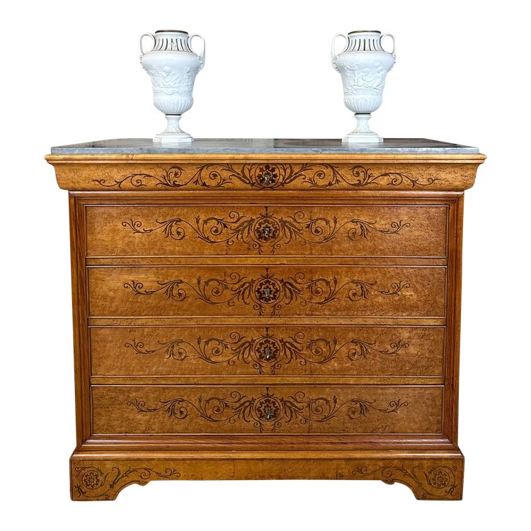 Commode de style Charles x époque XXeme siècle 