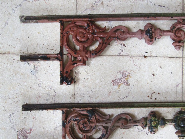 Pair of railings