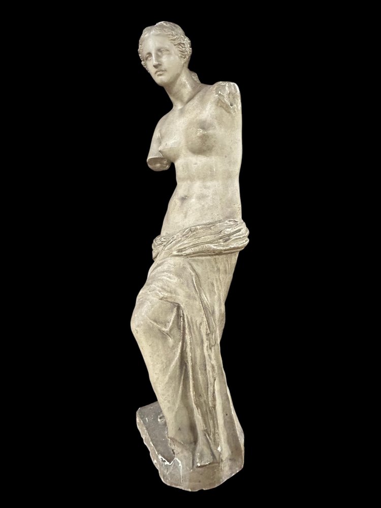 Vénus De Milo Grande Sculpture Moulage En Plâtre D’époque XIXéme H 86 Cm