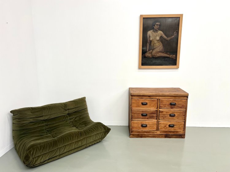 Small craft cabinet, 50's with drawers