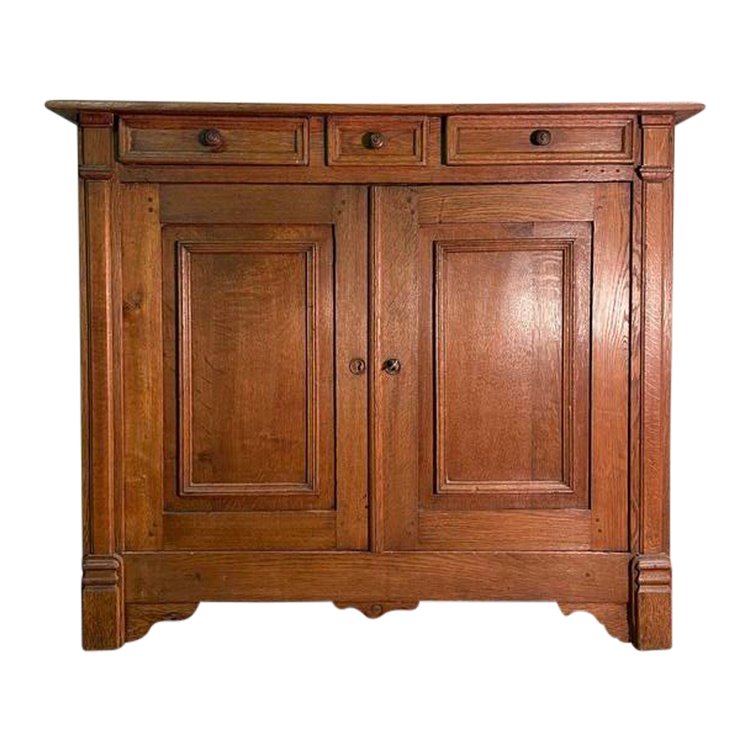 Louis Philippe Sideboard aus massiver Eiche