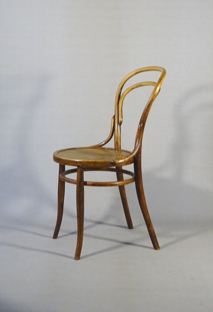 2 Chaises bistrot N°14 par FUCHS & FREUD- Bielitz-Austria vers 1890, no Thonet