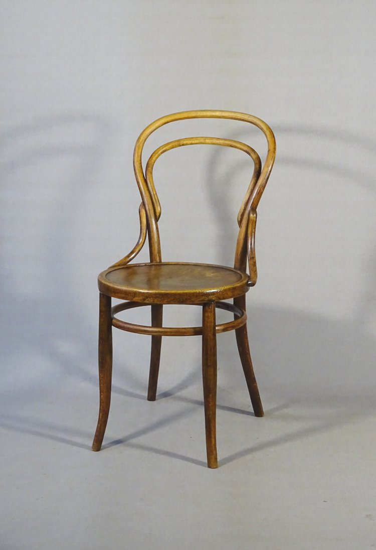 2 Chaises bistrot N°14 par FUCHS & FREUD- Bielitz-Austria vers 1890, no Thonet