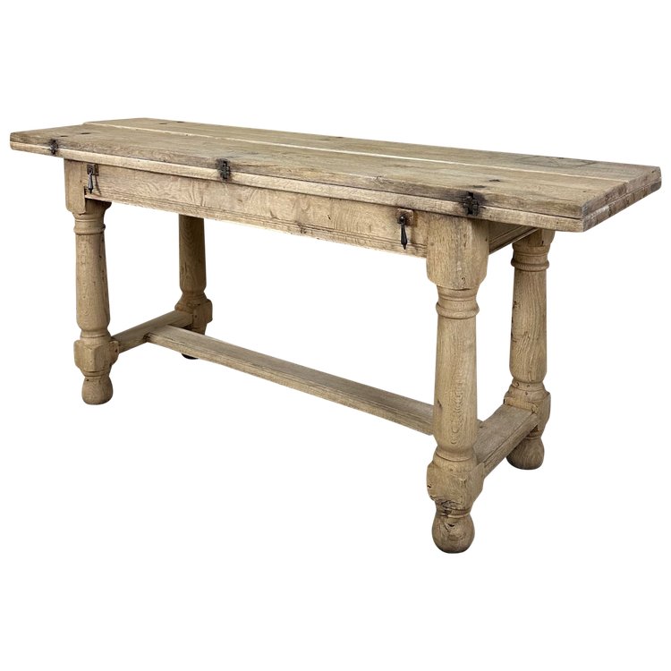 20th century oak middle table