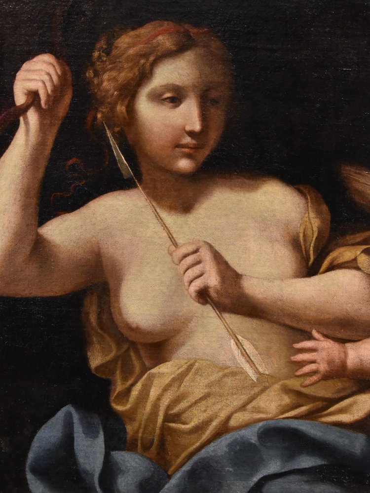 Venus Disarming Love,  Benedetto Gennari (cento, 1633 - Bologna, 1715) Attributable To