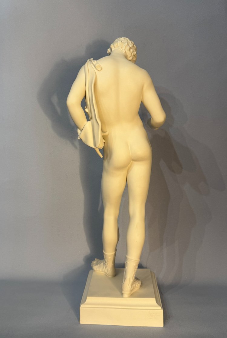 Gustavsberg Manufactory Narcissus of Pompeii or Dyonisos cookie sculpture.