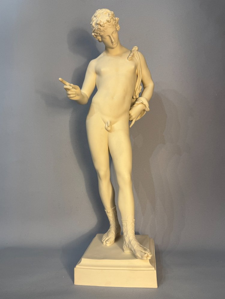 Gustavsberg Manufactory Narcissus of Pompeii or Dyonisos cookie sculpture.