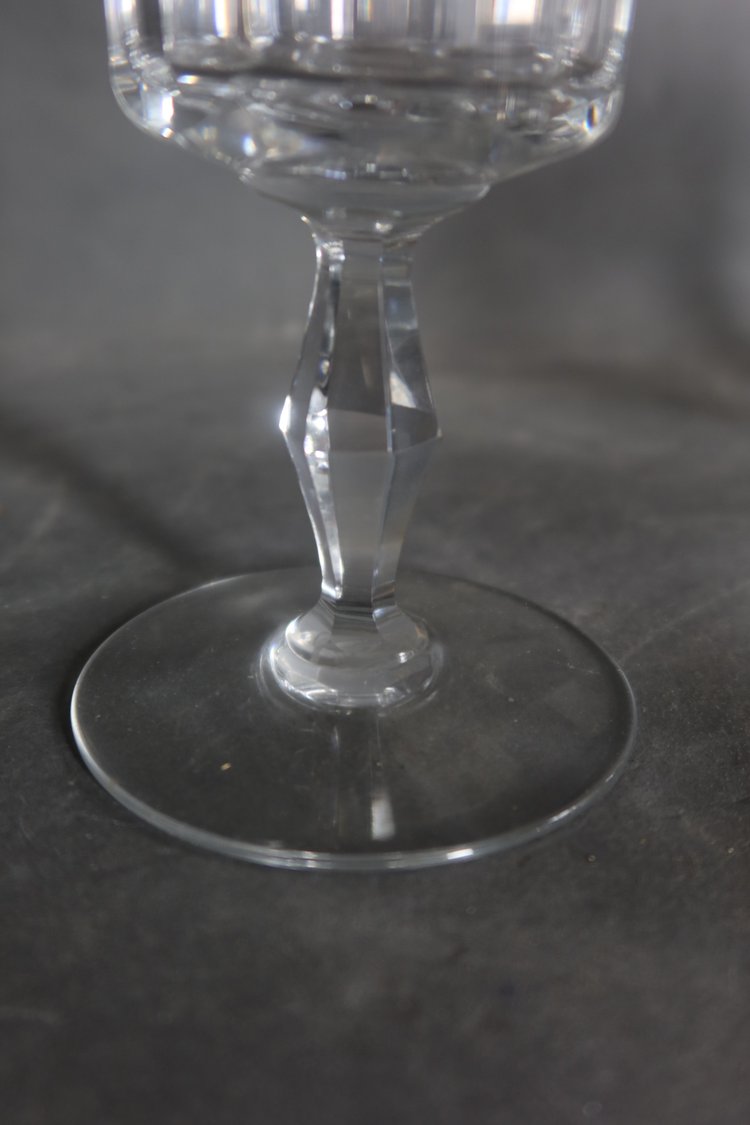 Service de verres en cristal de Baccarat modèle Polignac