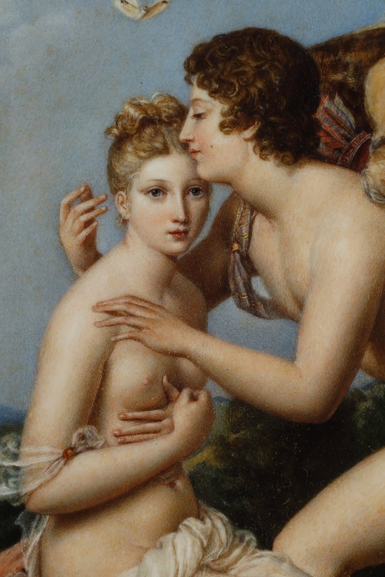 Psiche e Amore dopo François GERARD (1770-1837)