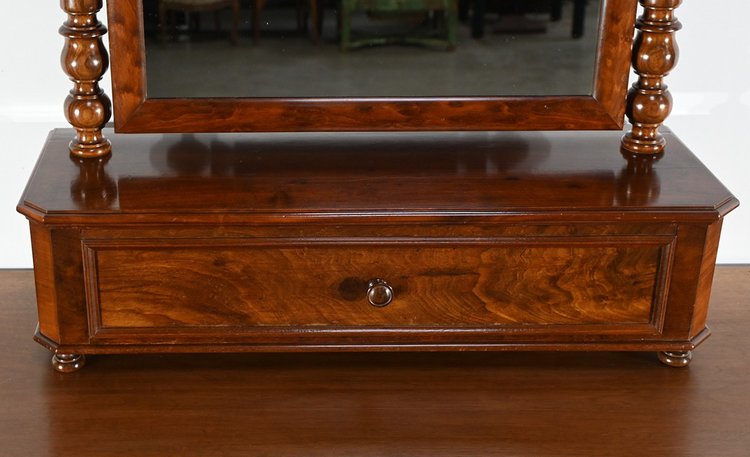 Mahogany Psyche mirror - Mid-19th century