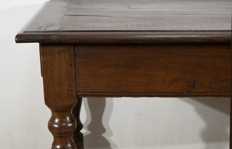 Oak Farmhouse Table, Louis XIV taste - Mid-19th century