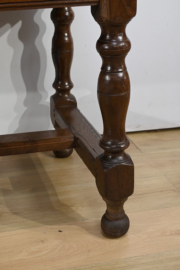 Oak Farmhouse Table, Louis XIV taste - Mid-19th century