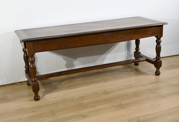 Oak Farmhouse Table, Louis XIV taste - Mid-19th century