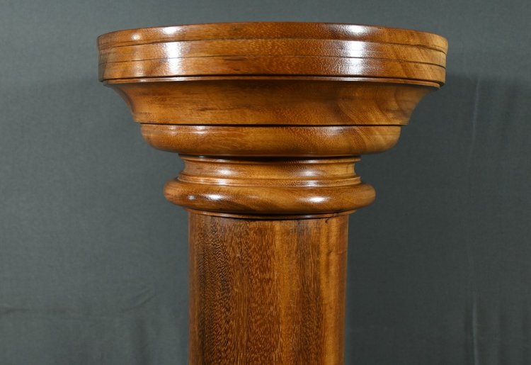 Walnut column, Art Deco - 1930