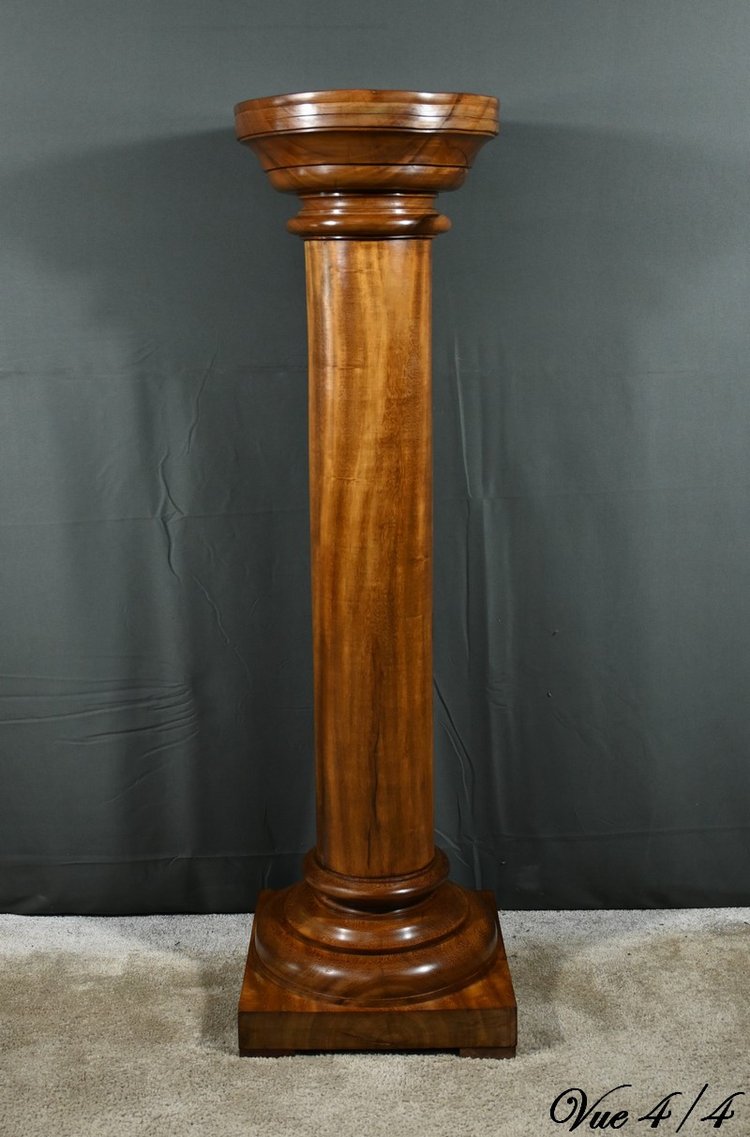 Walnut column, Art Deco - 1930