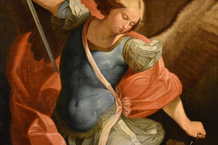 Saint Michael Archangel, Guido Reni (bologna 1575 - 1642) Workshop/follower Of