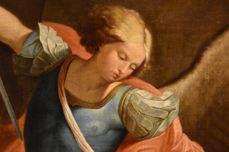 Saint Michael Archangel, Guido Reni (bologna 1575 - 1642) Workshop/follower Of