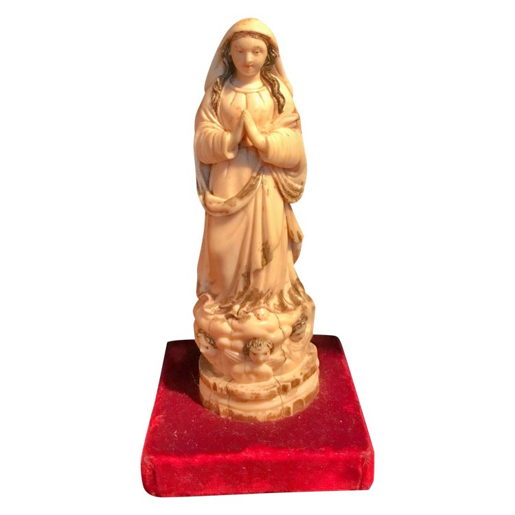 Virgin in ivory Goa 18th century