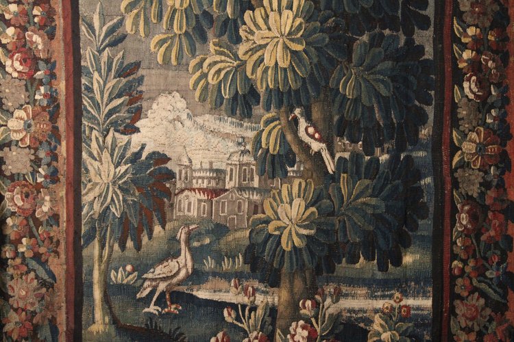  Portière tapisserie Verdure Aubusson, 18th century