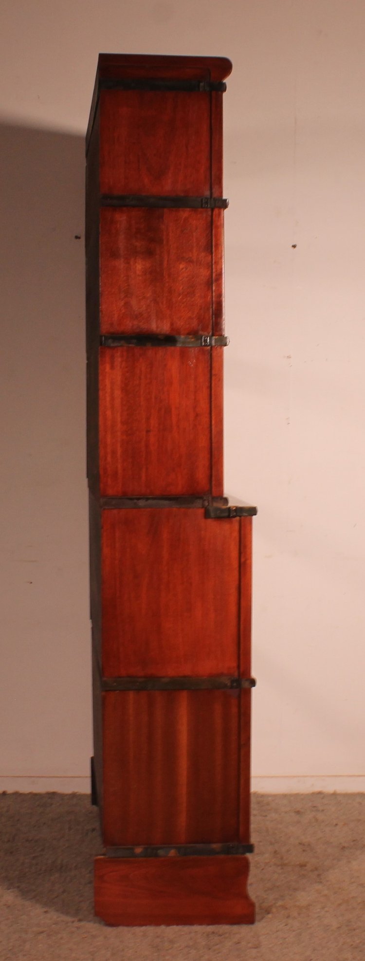 Bookcase Called Stacking Bookcase In Mahogany Of 5 Elements With Extension From Globe Wernicke