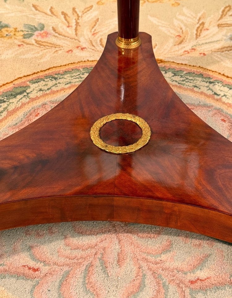 19th Century Empire Style Mahogany Gueridon