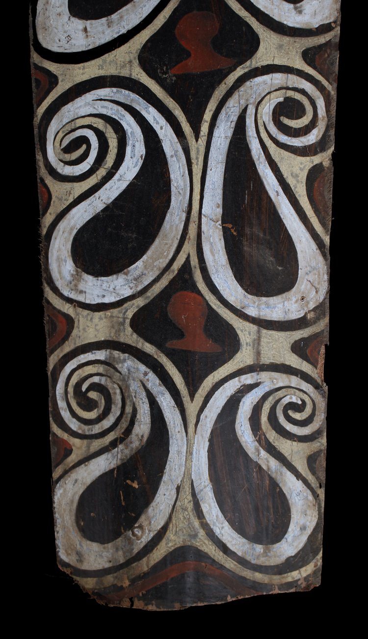 Painted bark, tribal art, oceanic art, Oceania, traditional painting, Papua New Guinea