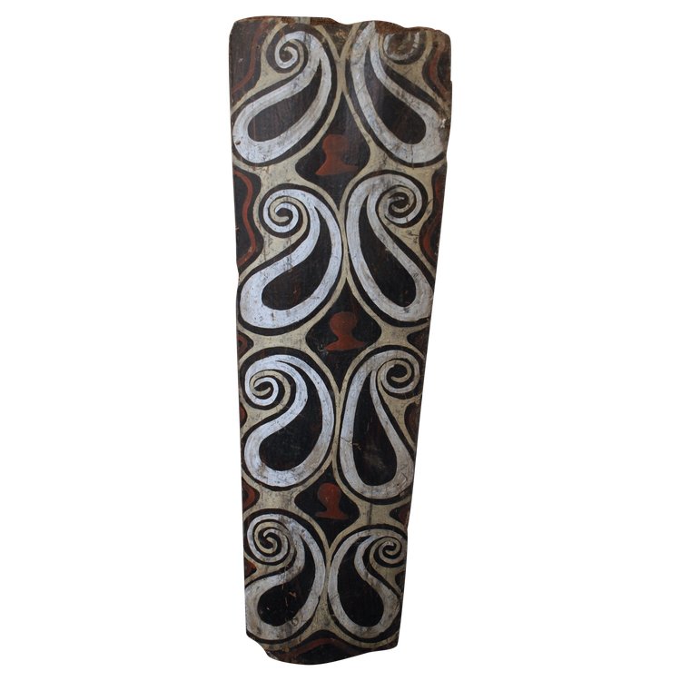 Painted bark, tribal art, oceanic art, Oceania, traditional painting, Papua New Guinea