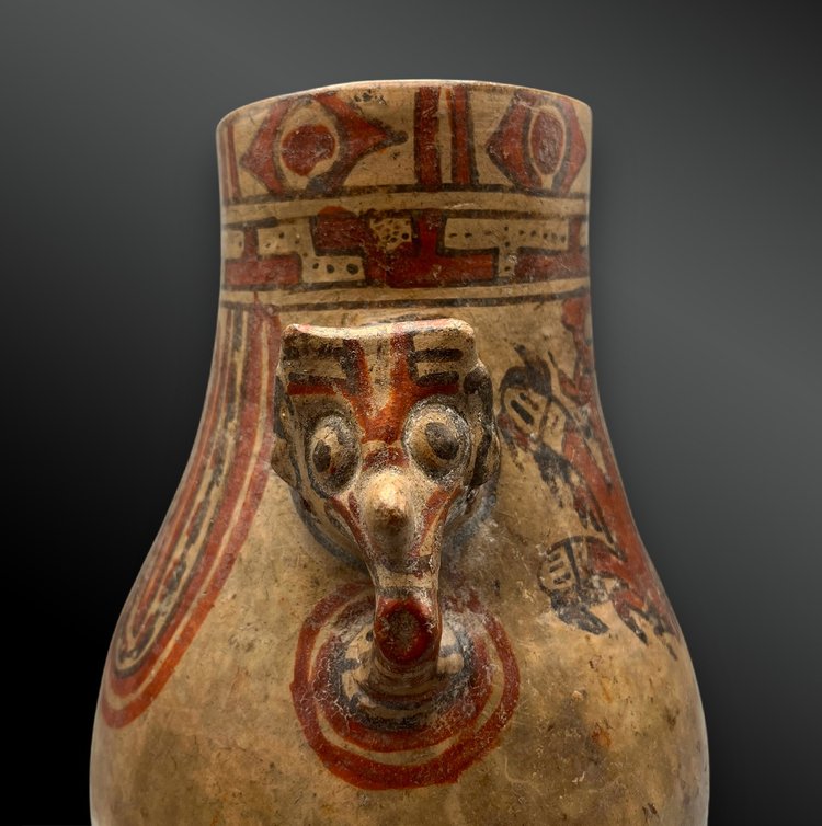 JAGUAR VASE - Guanacaste culture, Nicoya region, Costa Rica - 1,000 - 1,500 A.D.