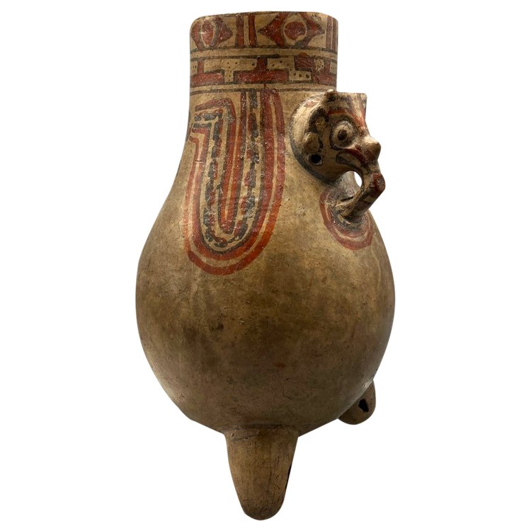 JAGUAR VASE - Guanacaste culture, Nicoya region, Costa Rica - 1,000 - 1,500 A.D.