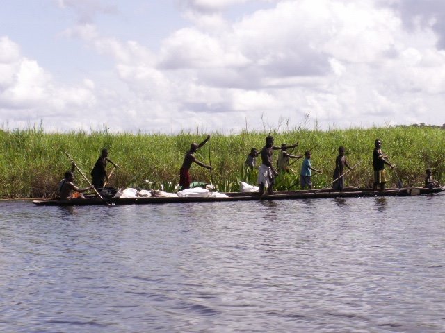 Testa di pagaia, fiume Sepik, Papua Nuova Guinea, arte tribale, arte oceaniana, Oceania