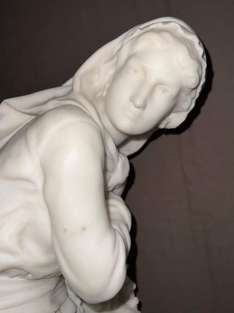 Very Fine Marble Mathurin Moreau (1822-1912)