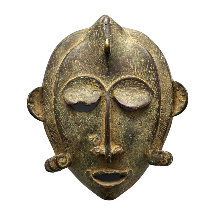 ANTHROPOMORPHE MASKE - Senufo-Kultur, Elfenbeinküste - 19. Jahrhundert oder früher