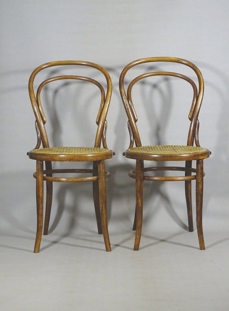  Chaises TURPE bistrot cannée, N°14 fabrication 1900- no Thonet -