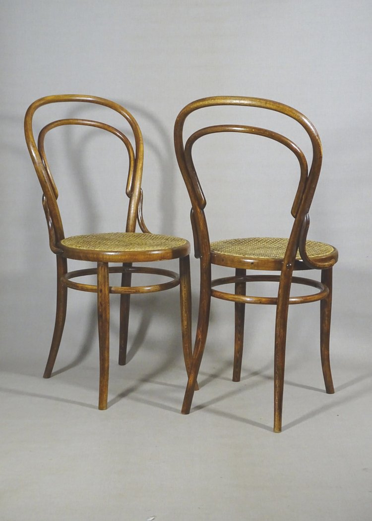  Chaises TURPE bistrot cannée, N°14 fabrication 1900- no Thonet -