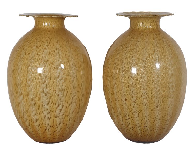 Paire de vases Lancel années 80