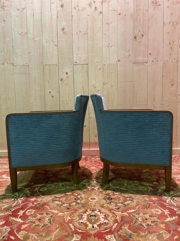 Paire de fauteuils - bergères époque Art Déco 