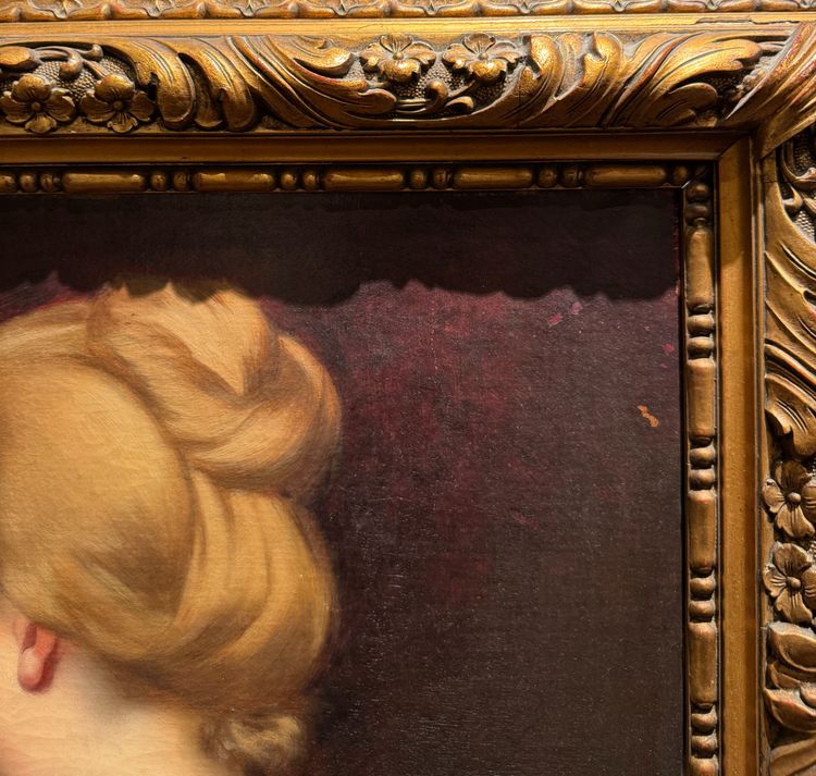 Ecole Française Impressionniste - Nuque De Femme Blonde à la broche, circa 1890