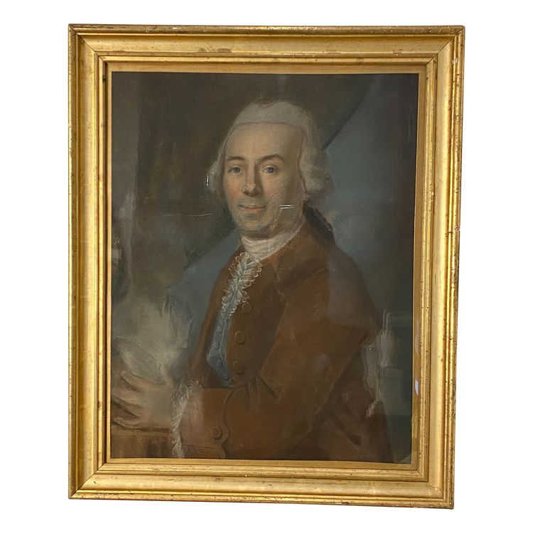 Portrait of a man of quality, pastel, 17th century