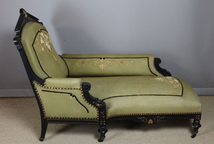 Napoleon III lounge, two armchairs, two chairs