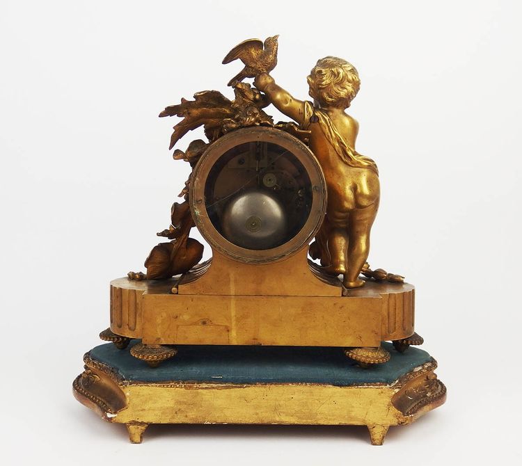 Louis XVI bronze clock