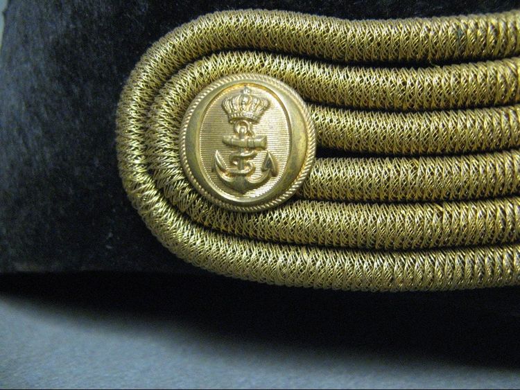 Bicorne d'Officier De La Marine Impériale Du Second Empire. 