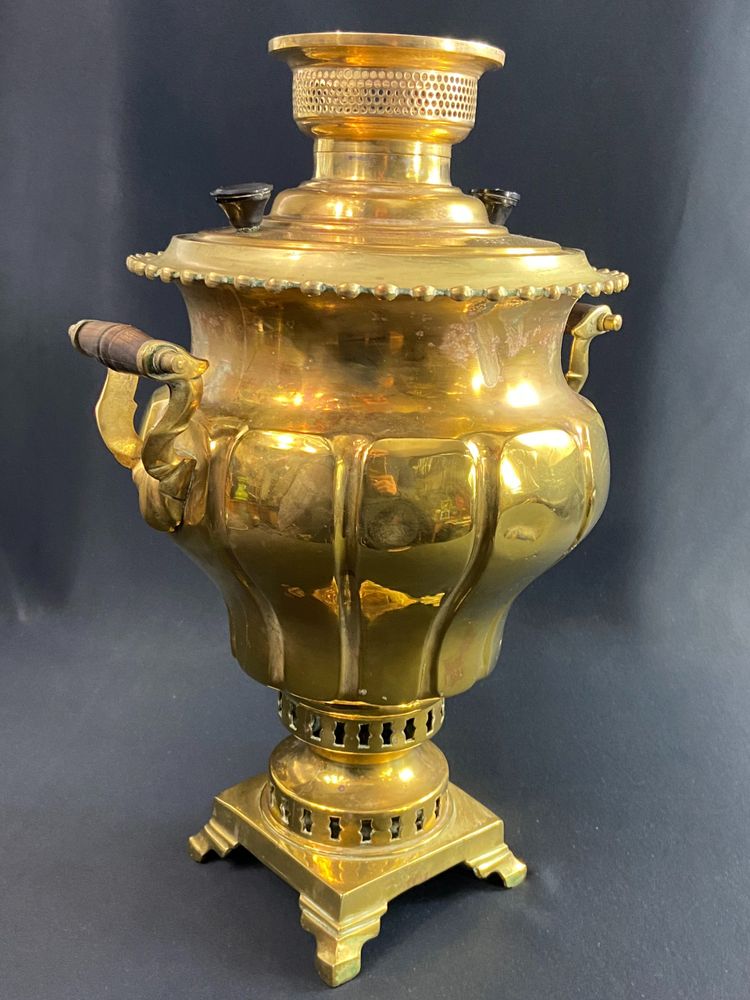 Grand samovar en bronze Moyen-Orient Asie Centrale