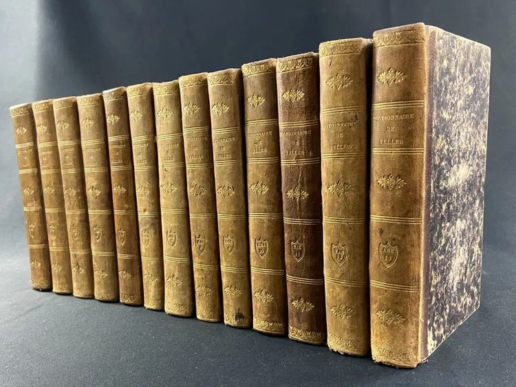 Biographie universelle ou dictionnaire historique by F-X de FELLER 13 vols. 1842