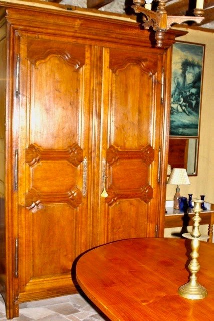 Louis XIV period oak wardrobe