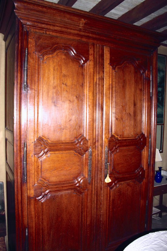 Louis XIV period oak wardrobe