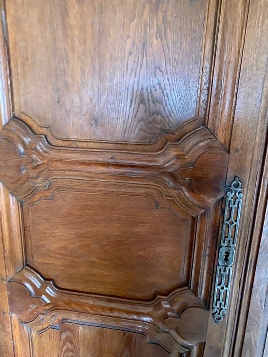 Louis XIV period oak wardrobe