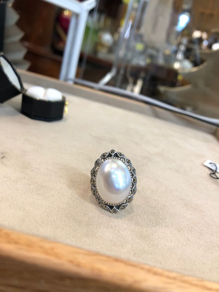 Mabé Pearl Ring