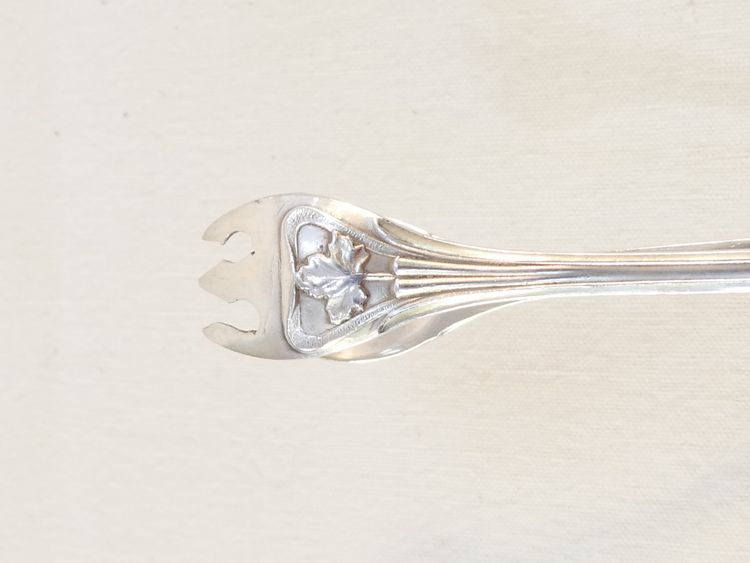 ART NOUVEAU sugar tongs in MASSIVE SILVER